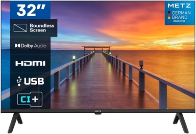 METZ TV 32MTH2000Z, 32", HD Ready, crni